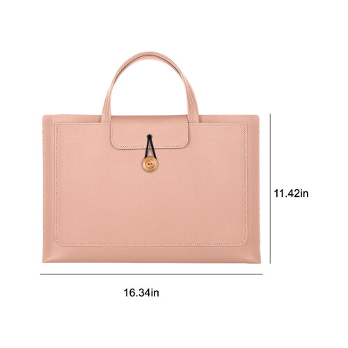 Bolsa para laptop LWITHSZG em PU, 15,6 polegadas, fina e à prova d'água. 2