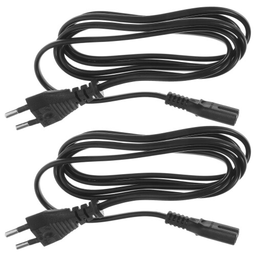 PATKAW AC power cord replacement 2 pcs EU plug