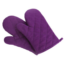 Miyuadkai oven mitts purple thickened 1 pair