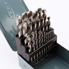 EBTOOLS Twist Drill Bit Set HSS Cobalt Steel 25 pcs 1–13