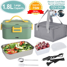 Luniquz Scaldavivande elettrico 75W 3 in 1 1,8L in acciaio inox