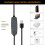 Yjia LED webcam lighting for video conferencing 6.3 inch 5