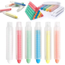 Dustless Colored Sidewalk Chalk Non-Toxic Washable 12 Pcs