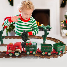 Wamans toy train set with lights and sounds 12-piece
