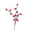 Red Berry Picks Artificial Christmas Decor 10 Pack 1