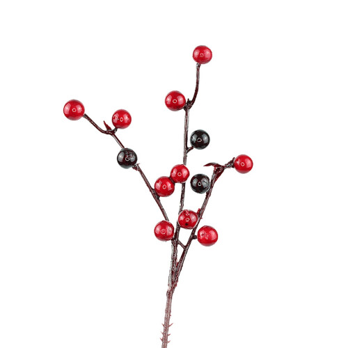 Red Berry Picks Artificial Christmas Decor 10 Pack