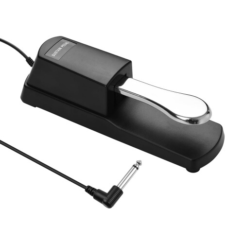 Walmeck sustain pedal for keyboard, 6.35mm plug
