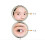 Compact folding double-sided travel makeup mirror 5