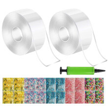 Nano Bubble Art Tape Kit with Double-Sided Adhesive