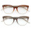 Women's Cateye Optical Reading Glasses +1.25 2 Pairs 1