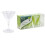 Mini verres à martini Lillian transparents 60 ml (lot de 50) 1