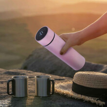 Smart Coffee Thermos with LED Temperature Display 20 oz