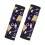 Luggage Handle Wraps Lavender Flowers Skull 2 pcs 1