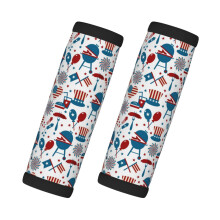 Luggage Handle Wraps Red White Blue 2 pcs