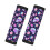 Luggage Handle Wraps Crystal Skull Flower 2 Pcs 1