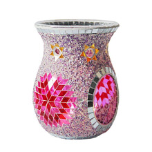 TrueClos mosaic glass oil burner candle holder