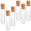 Glass Tea Infuser with Cork Lid 6 Pieces 1