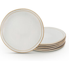 Aegean dinner plates set of 6, 10.5 inch scratch-resistant