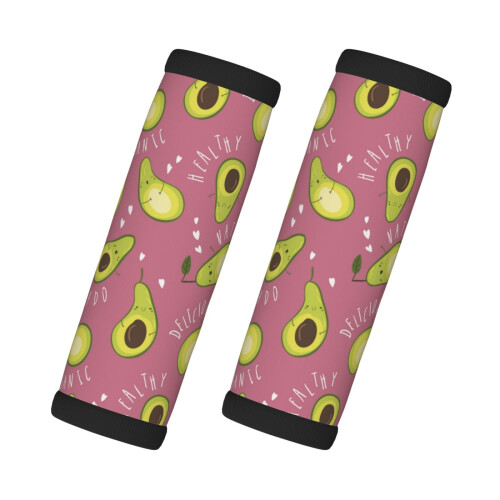 Avocado Pink Luggage Handle Wraps 2 Pcs