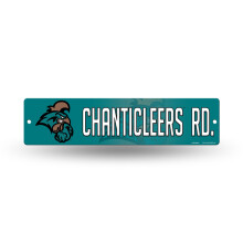 Rico Industries NCAA Coastal Carolina Chanticleers 16-Zoll Kunststoff Straßenschild Dcor