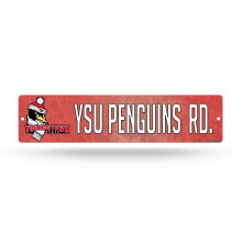 Rico Industries NCAA Youngstown Penguins Kunststoff Straßenschild