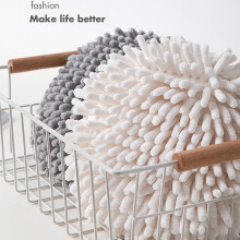 Leodye 2 stuks zachte handdoeken in de vorm van een bal om je handen te drogen - Pluche handdoekenset voor de badkamer, handdoek voor in bad