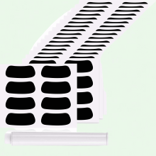 Eye Black Strips Breathable 72 Pairs