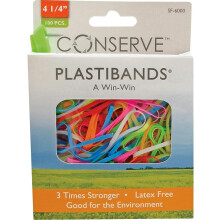 Elastické pásky PlastiBands, velikost 10 cm, 200 kusů