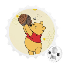 Ouvre-bouteille magnétique Winnie l'Ourson avec aimants pour réfrigérateur - Idée cadeau originale pour les campeurs - Gadget sympa pour les