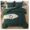 Emerald Green Tufted Comforter Set 2-Piece 66x90 in 3