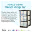 Clear Plastic 3-Drawer Storage Tower with Casters, Purple 8