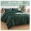 Emerald Green Tufted Comforter Set 2-Piece 66x90 in 7