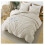 Beige Boho Comforter Set 3-Piece 79x90 Inches 2