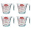 Glass Measuring Cup 2 Cup 4-Pack 2