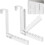 Tutuviw over-door hanger white 2 pcs 1