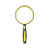 Yellow Portable Magnifying Glass 110mm Lens 2