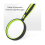 Yellow Portable Magnifying Glass 110mm Lens 3