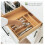 Bamboo Flatware Organizer Expandable 10.5-19 in 9 2
