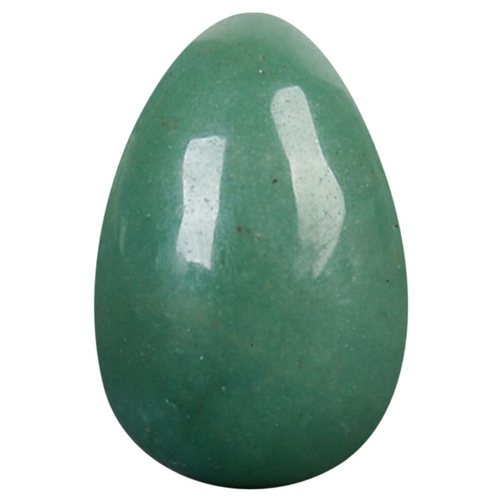 Moonstone healing crystal sphere Easter egg sculpture