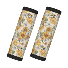 Luggage Handle Wraps Hippie Bee Honeycomb 2 Pcs