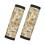 Luggage Handle Wraps Hippie Bee Honeycomb 2 Pcs 1