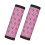 Dog Boston Terrier Handle Wraps Pink 2 pcs 1