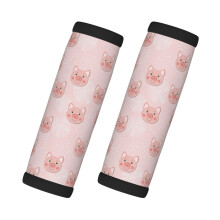 Pig Face Luggage Handle Wraps 2 pcs