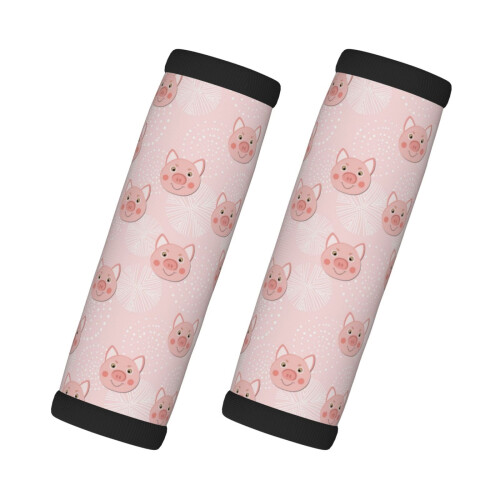 Pig Face Luggage Handle Wraps 2 pcs