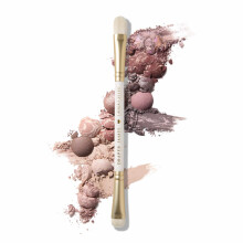 LAURA GELLER NEW YORK Doppelender Lidschattenpinsel - Flach & Fluffig für gebackenen Lidschatten