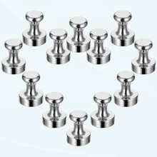 Heavy Duty Fridge Magnets Large Metal 12-Pack