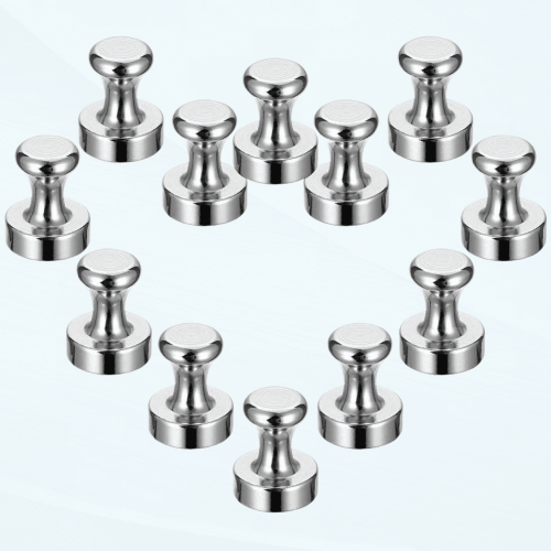 Heavy Duty Fridge Magnets Large Metal 12-Pack