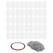 Aluminum Dog Tags Sublimation Blank 45 pcs
