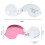 Double LED Folding Magnifying Glass 40X Pink 3