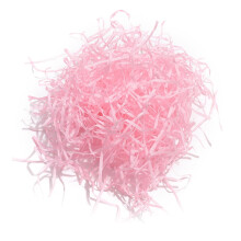 Pink shredded paper filler for gift crafts 0.2x22cm